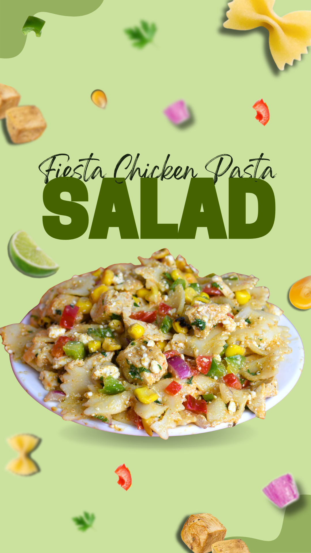 Fiesta Chicken Pasta Salad 